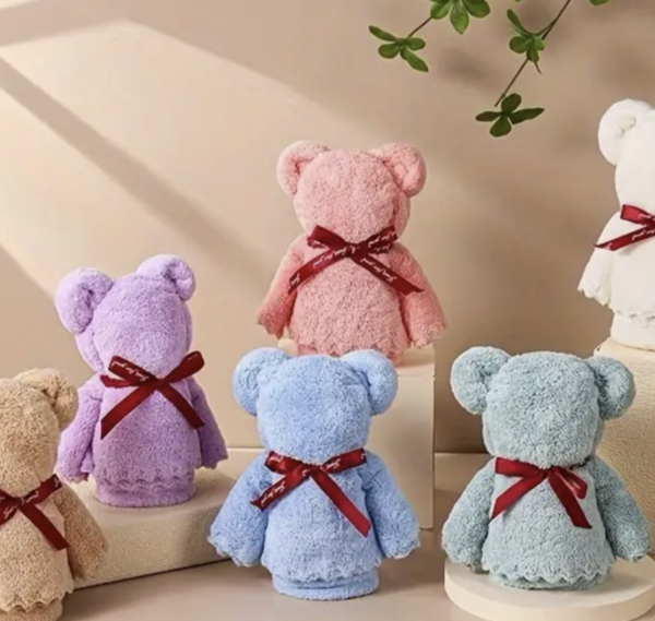 Bear Shaped Gift Towel
